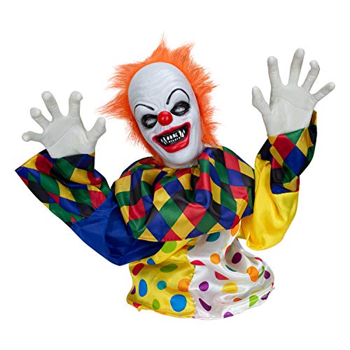 Holidayana Halloween Animatronics Animated Crawling Clown Prop Spooky
